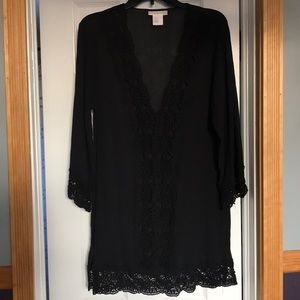 Black Bathing Suit cover up